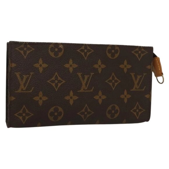 LOUIS VUITTON Monogram Bucket GM Accessory Pouch LV Auth - Picture 1 of 16